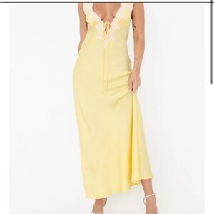 Rumored Yellow Maxi Dress